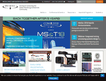 Tablet Screenshot of metsoc.org
